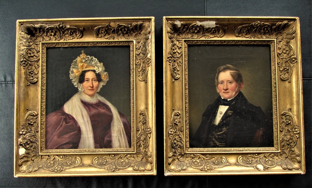 Nobility paintings oil paintings on canvas portraits all in original condition