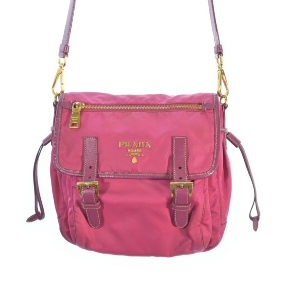 Vintage Prada Pink Shoulder Bag Rare Pre-Owned Free Shipping