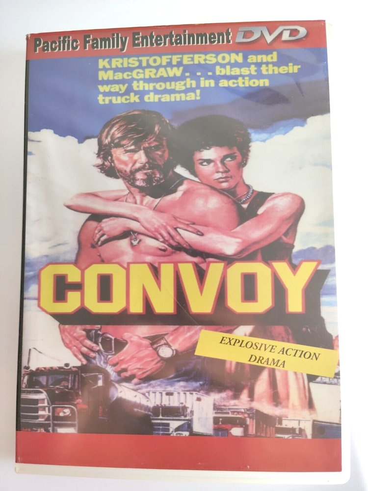 Convoy (DVD, 1978) classic drama Rare epic - Good condition - Fast Post a12
