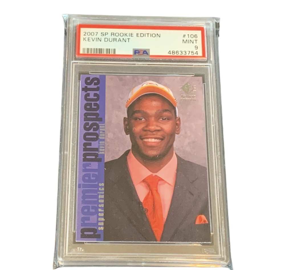 Kevin Durant Rookie Card RC PSA 9 Mint 2007 SP Edition #106 insert prospect sp