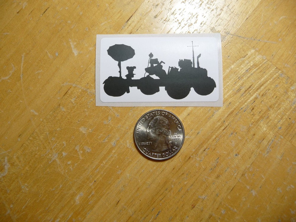 Bulk Lunar Rover Sticker Decal Pack 1-50 Space Theme