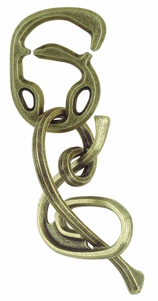 Hanayama Huzzle Cast Enigma Remove Puzzle Metallic Difficulty Level 6 120mm