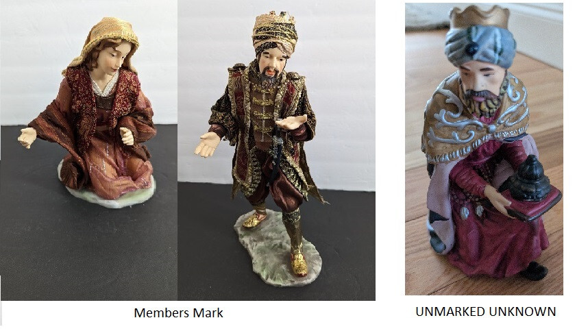 Members Mark 2005 Nativity Porcelain Figures Holiday Collection Choose Your Piece-image