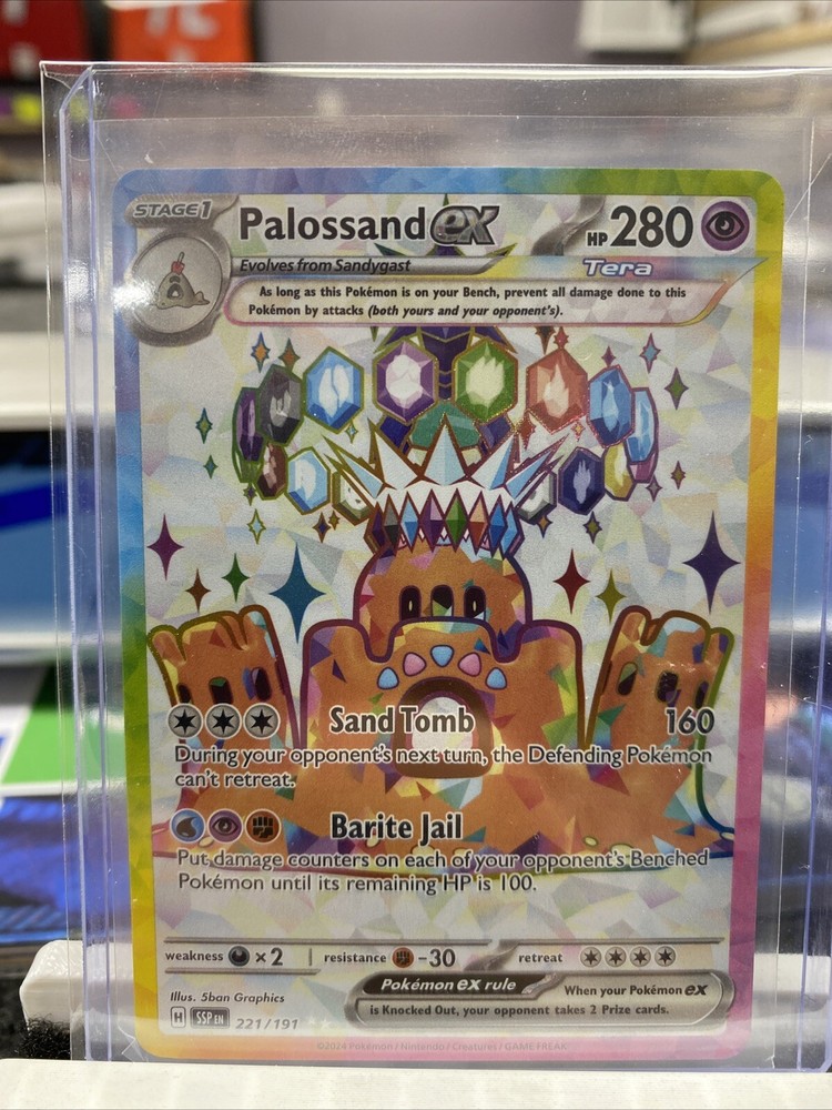 Palossand EX 221/191 Sv08 Holo from Surging Sparks