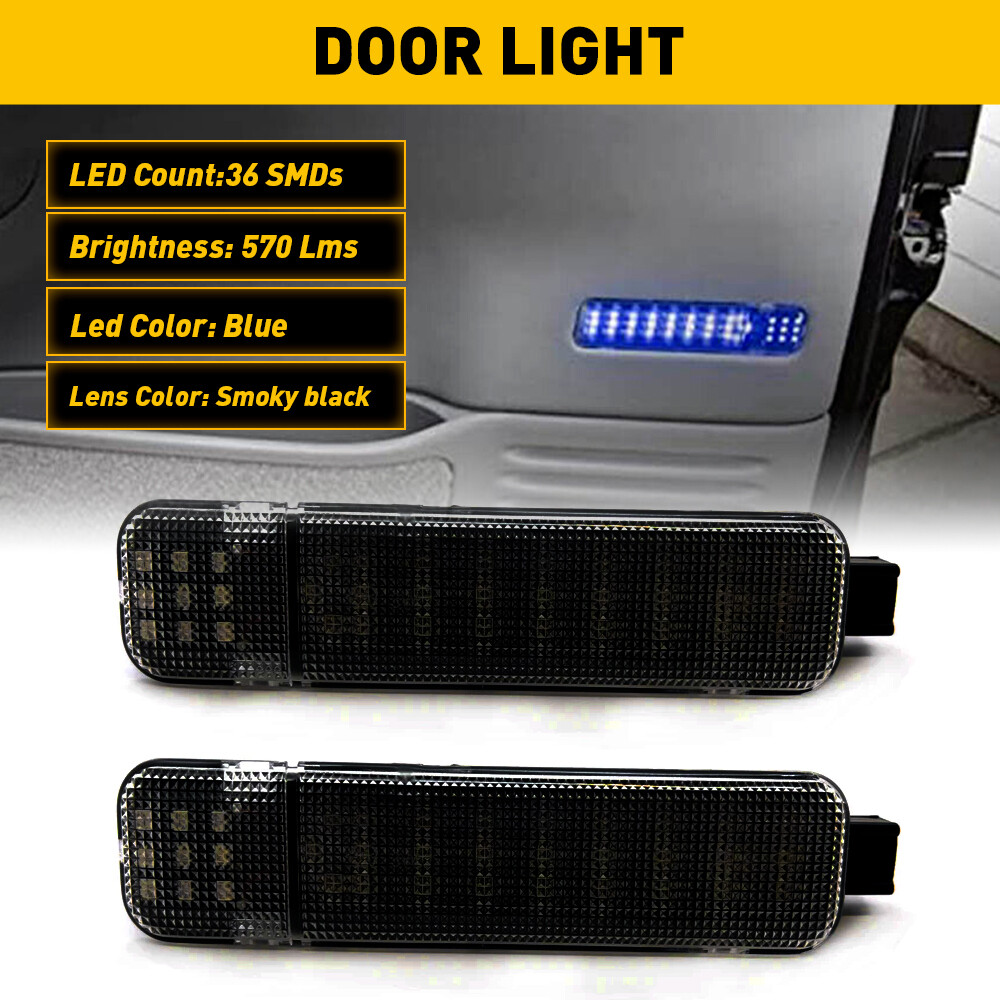 For Silverado Suburban Chevy Tahoe GMC Yukon Sierra LED Door Courtesy Light 2PCS