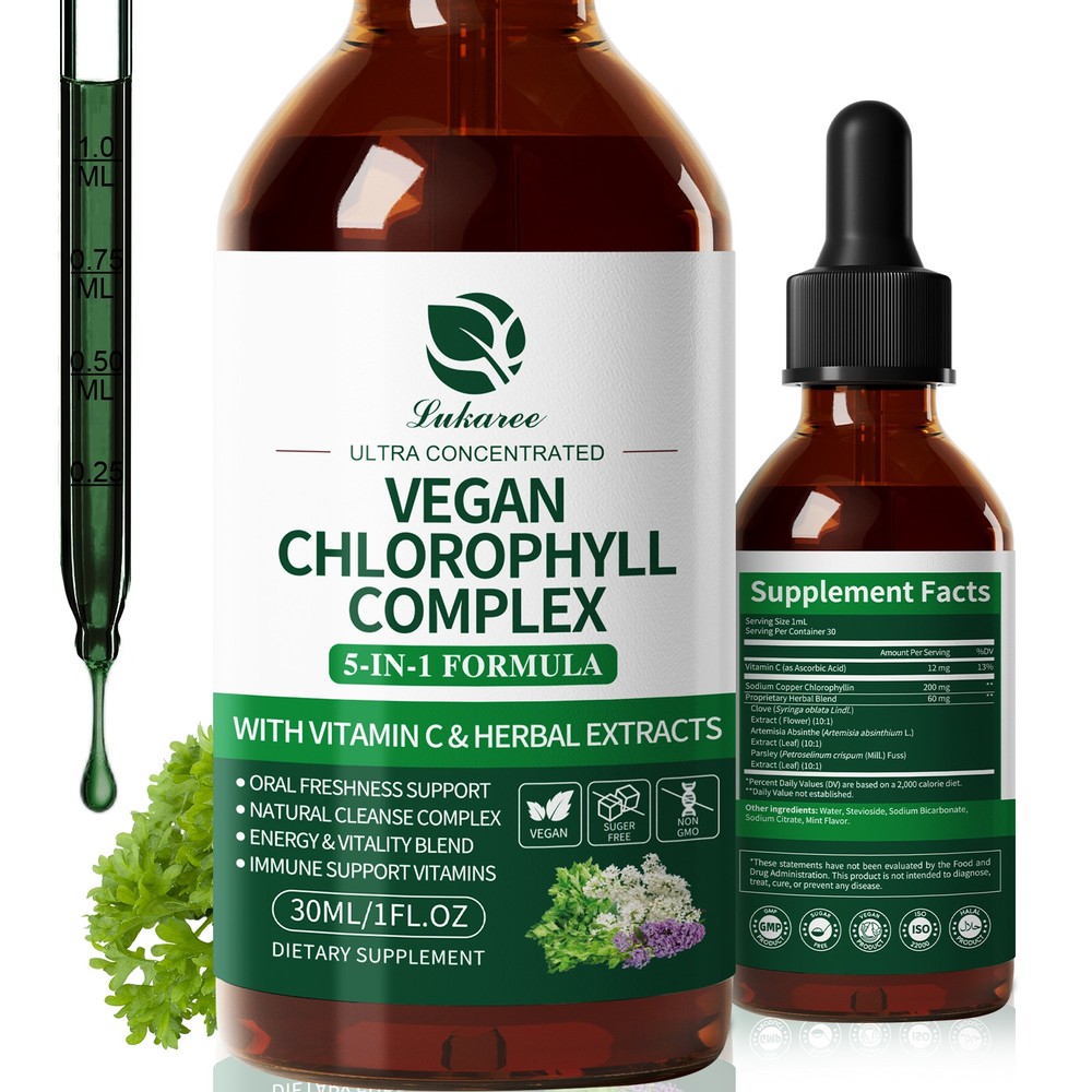 200mg Chlorophyll Liquid Drops Supply Liquid Chlorophyll Immune Support