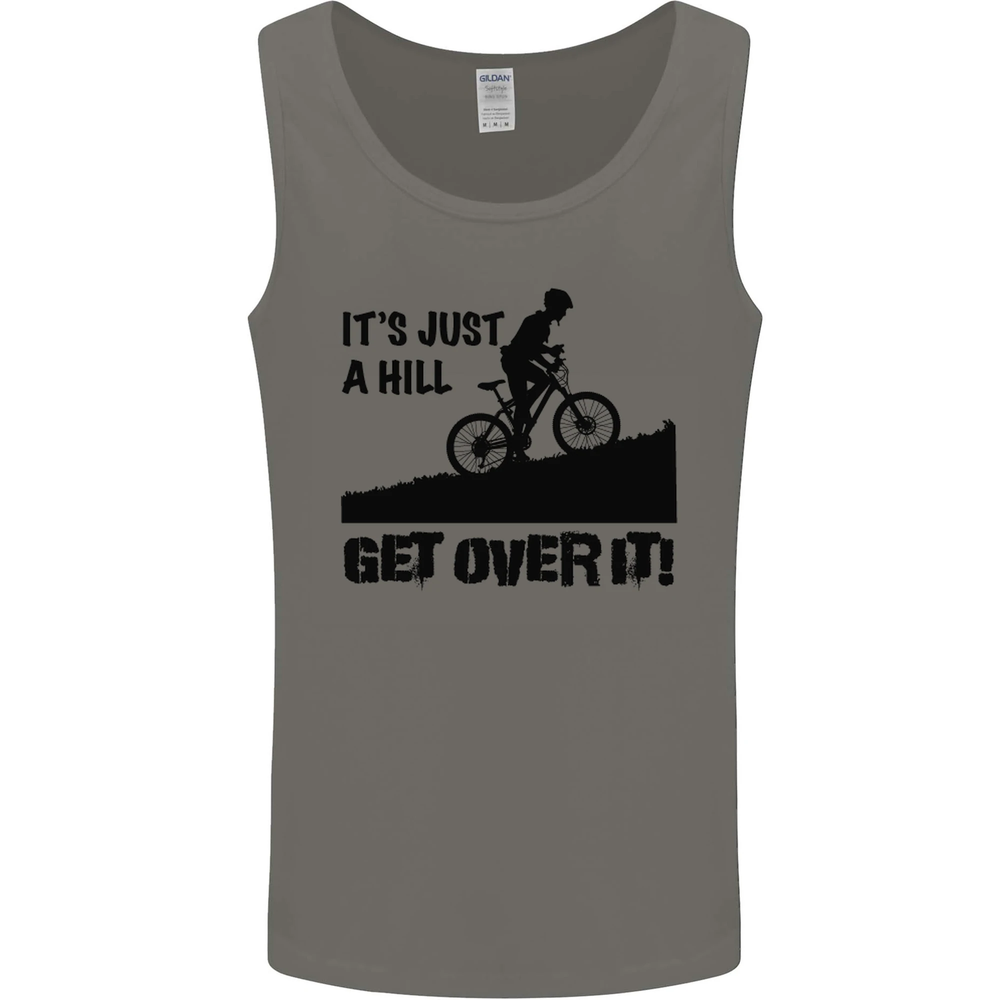 A Hill Get Over It Cycling Cyclist Funny Mens Vest Tank Top