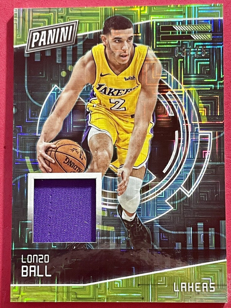 2018 Panini Cyber Monday Lonzo Ball Rookie Patch 3/25 Escher Squares-image