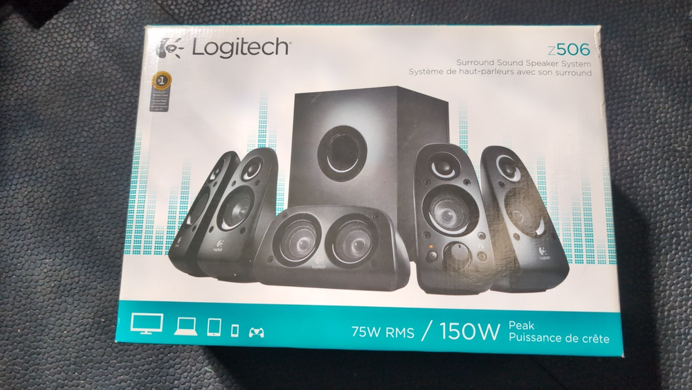 Logitech Z506 Surround Sound 5.1 Home Theater PC Speaker System + Subwoofer