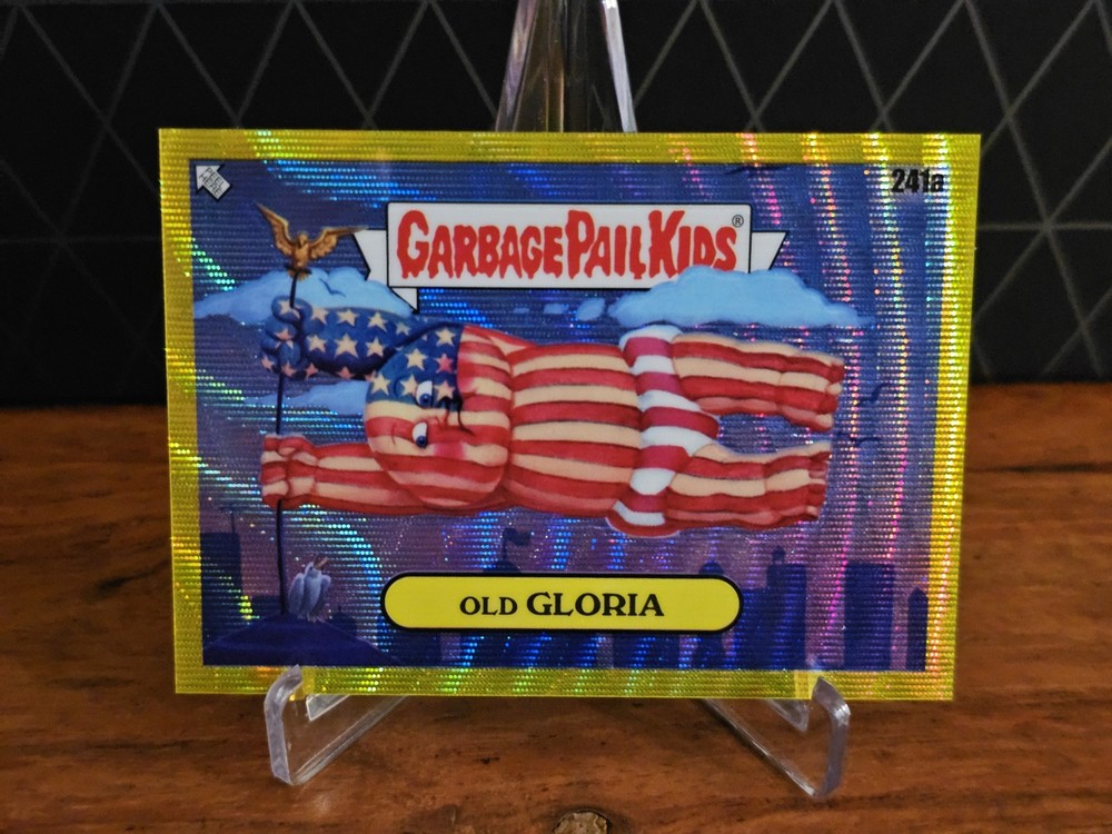 2022 Topps Garbage Pail Kids Chrome - Old Gloria 241a Yellow Parallel GPK /275