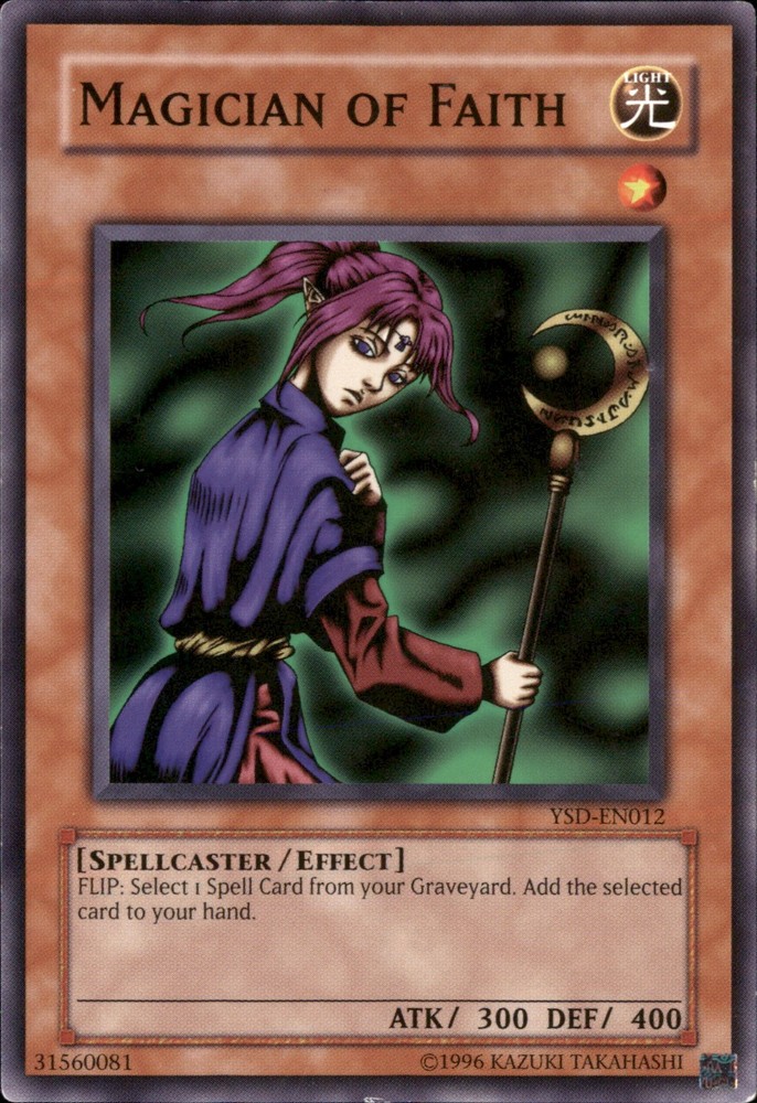 Magician of Faith YSD-EN012 Rare YuGiOh Trading Card