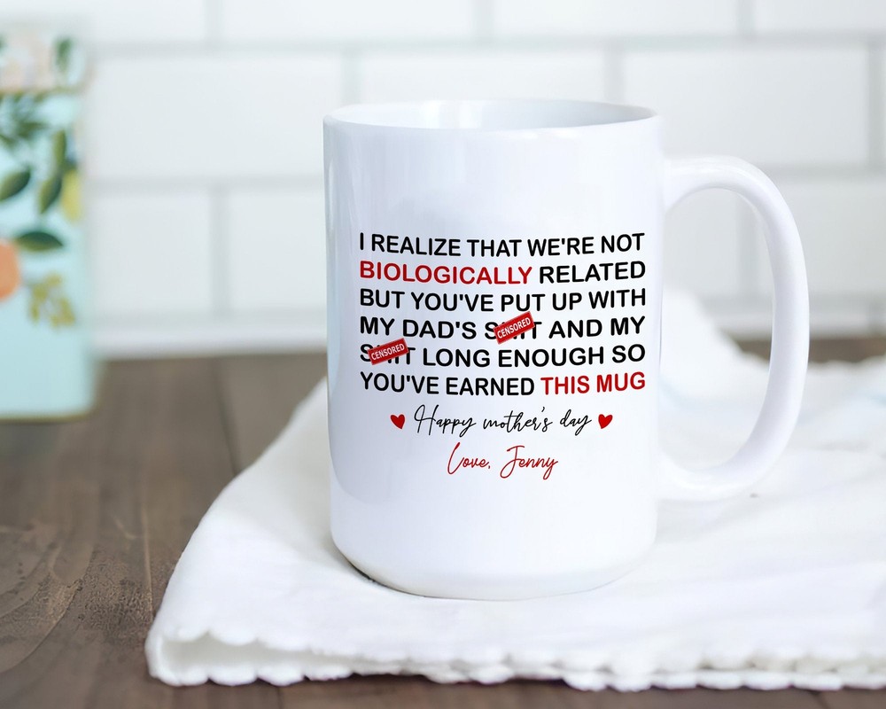 Personalized Stepmom Mug Bonus Mom Coffee Mug Stepmom Appreciation Mug Stepmom