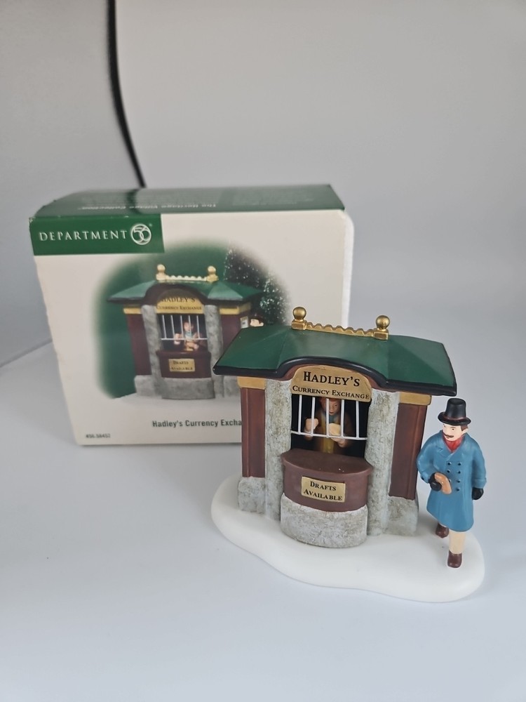 Department 56 Dickens Village Hadley’s Currency Exchange #56.58452