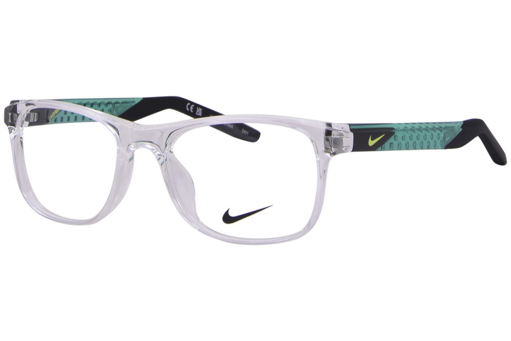 Nike 5059 900 Clear Stadium Green 46mm Youth Boys Eyeglasses