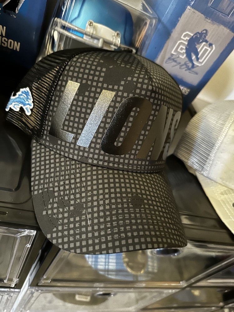 Detroit Lions 9Forty A-Frame  Midnight Ink Tonal Test - Snapback - RARE