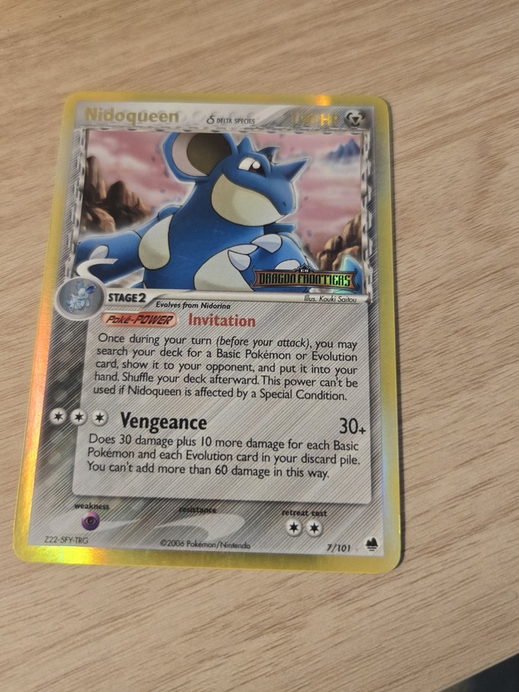 Nidoqueen (Delta Species) 7/101 Dragon Frontiers Reverse Holo