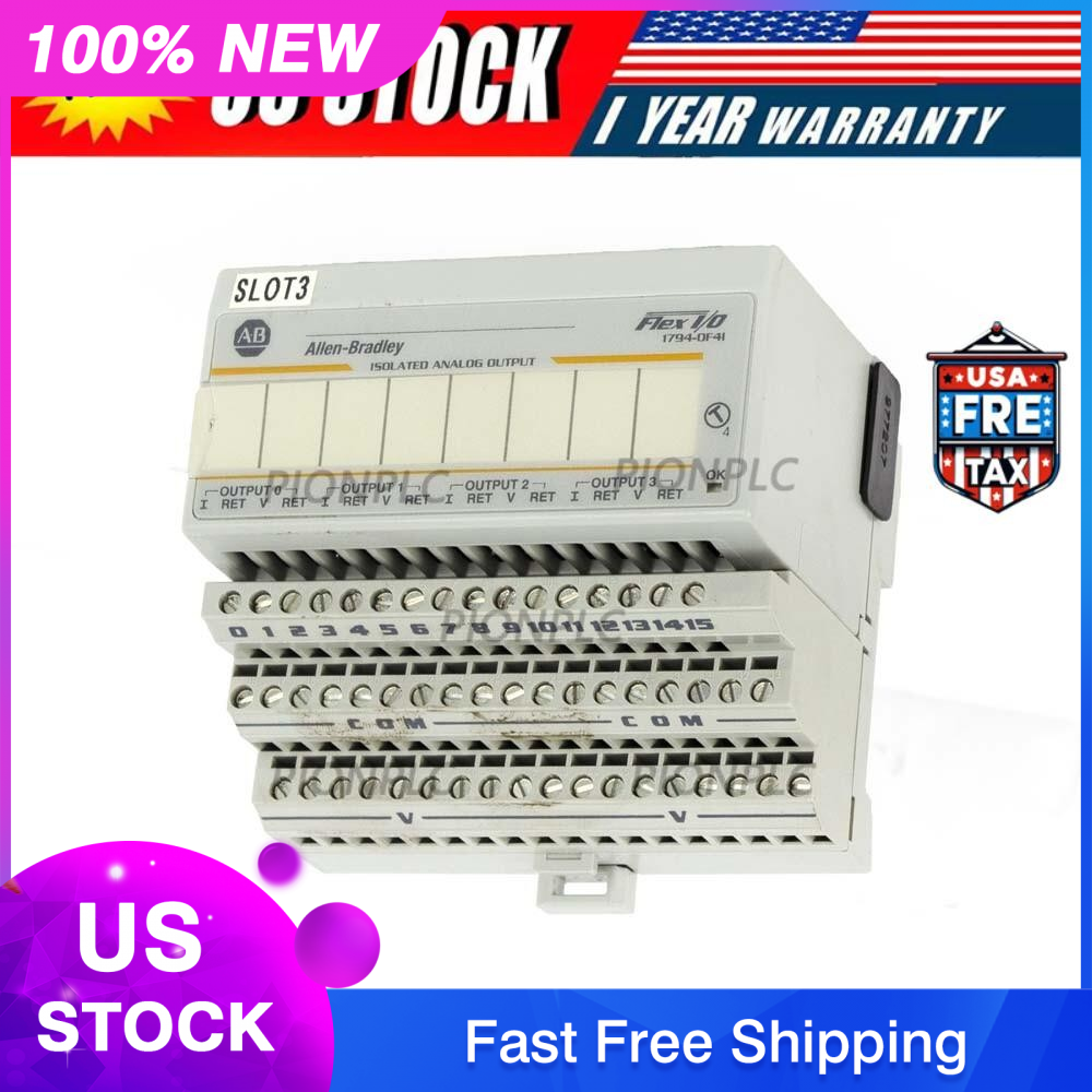 New Factory Sealed Allen-Bredley 1794-OF4I Flex 4 Point Analog Output Module ！