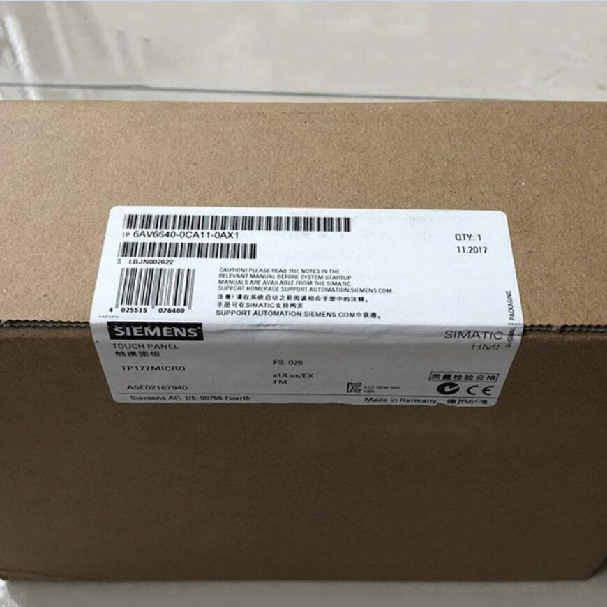 New Siemens 6AV6 640-0CA11-0AX1 6AV6640-0CA11-0AX1 HMI TP177 Micro Touch Screen