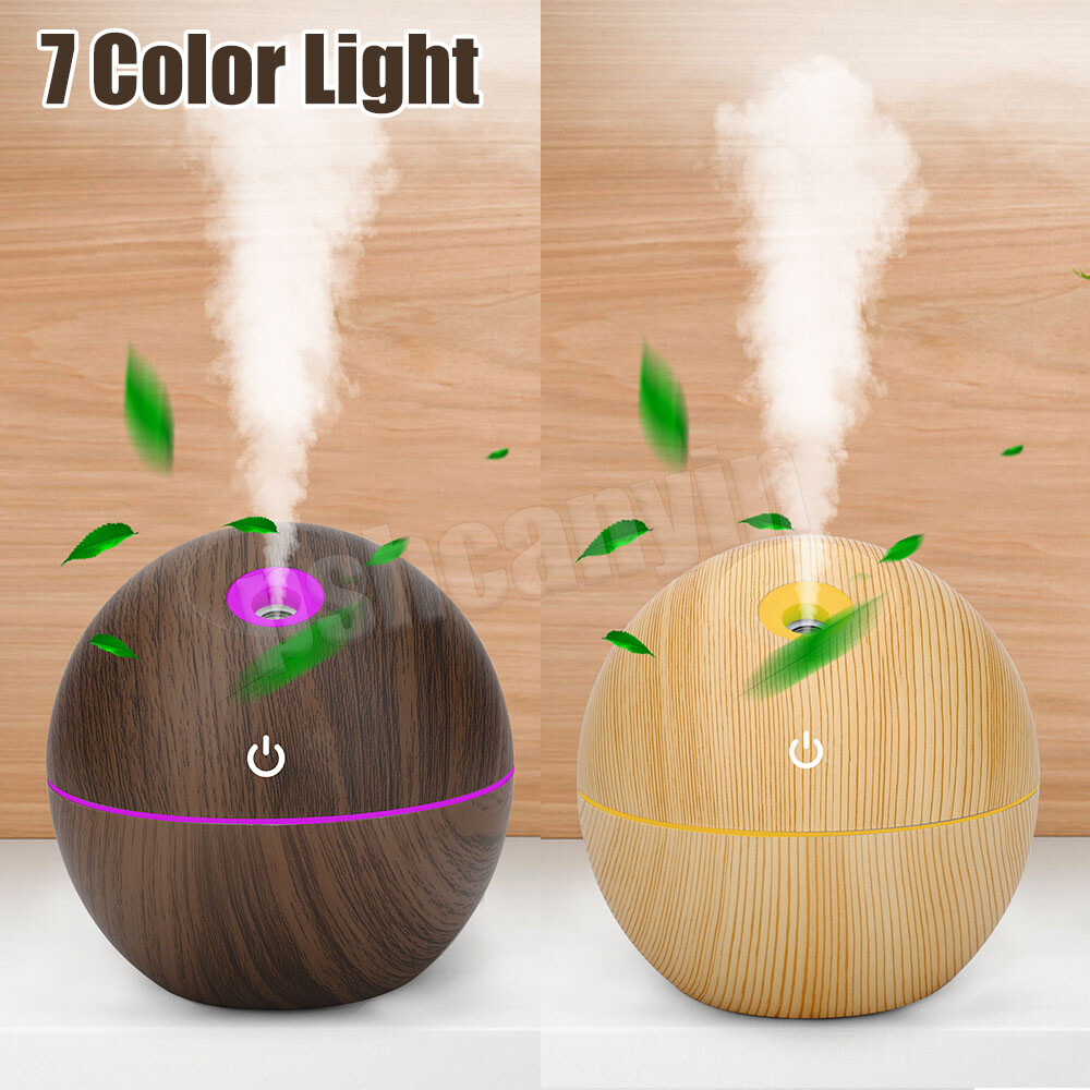 LED Air Aroma Diffuser 7 Colors Essential Oil Humidifier Mist Maker Aromatherapy