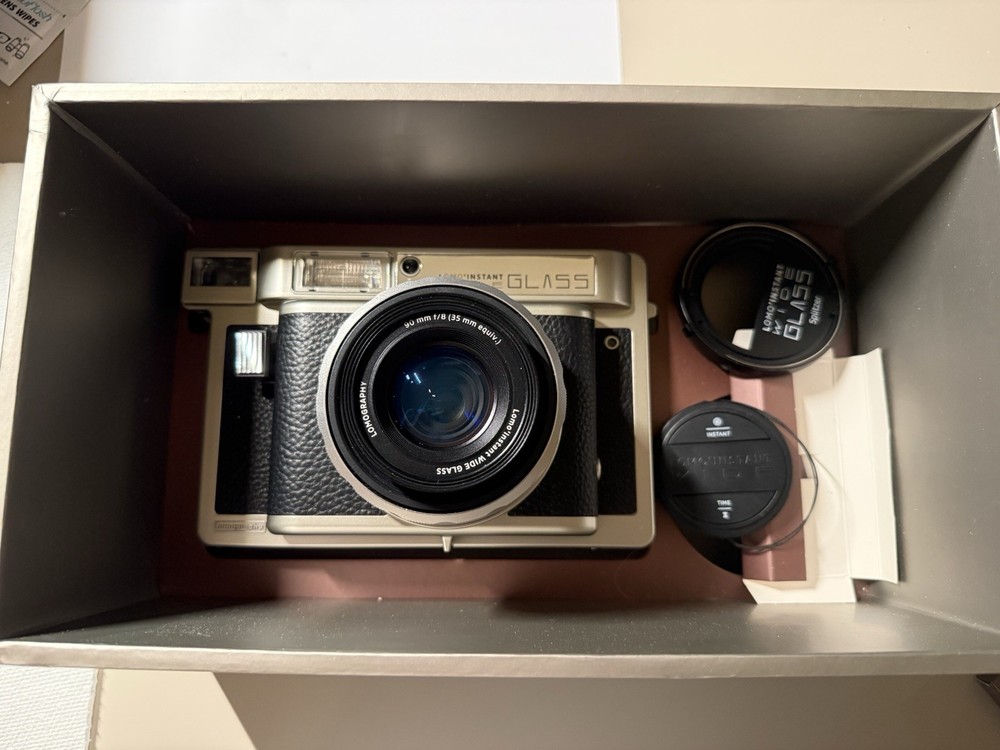 Lomography Lomo'Instant Wide Glass Camera Black Used