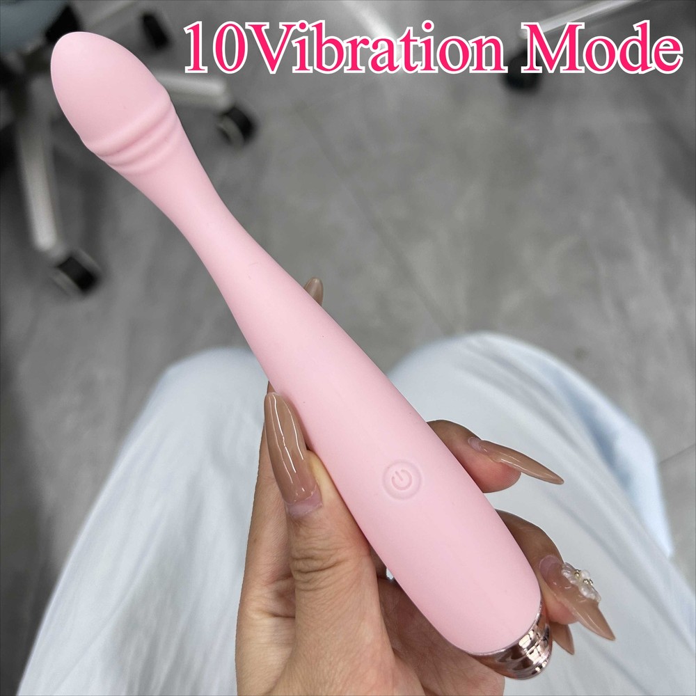 Powerful Vibrating Dildo Wand with Clit Anal Stimulator for Women Pleasure