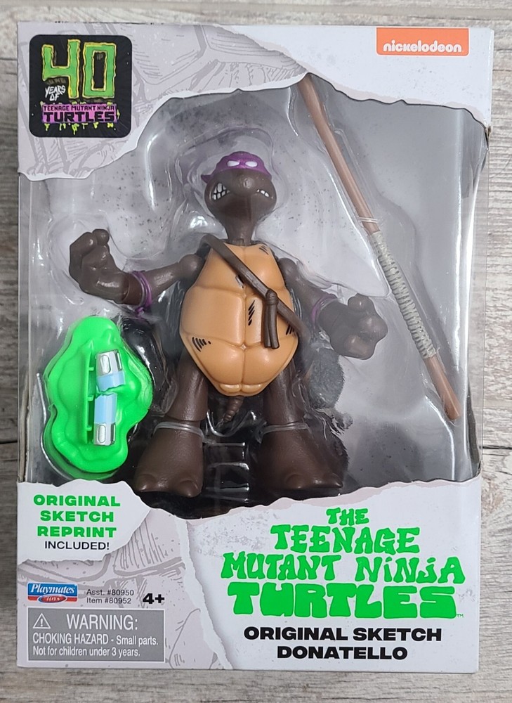 Donatello TMNT 40th Anniversary 4-Inch Original Sketch Figure