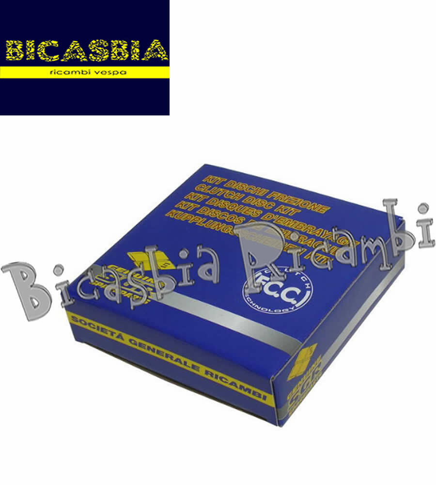 17718 Clutch Disc Kit w/ Fibres for Yamaha 850 XS (G-H) Models from 1980