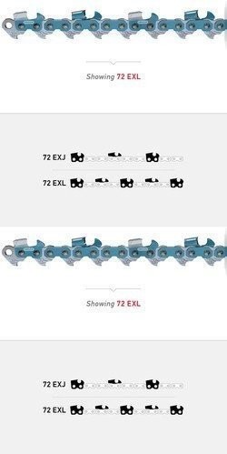 2 Pack Oregon 72EXL064G PowerCut™ Saw Chain 17