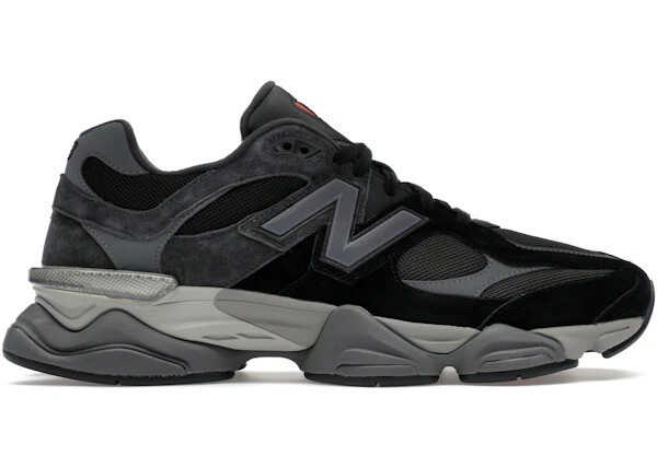 Size 7M/8.5W - New Balance 9060 Black Castlerock Grey U9060BLK