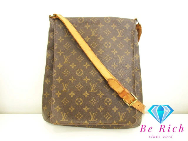 Louis Vuitton Monogram Musette M51256 Brown Crossbody Shoulder Bag