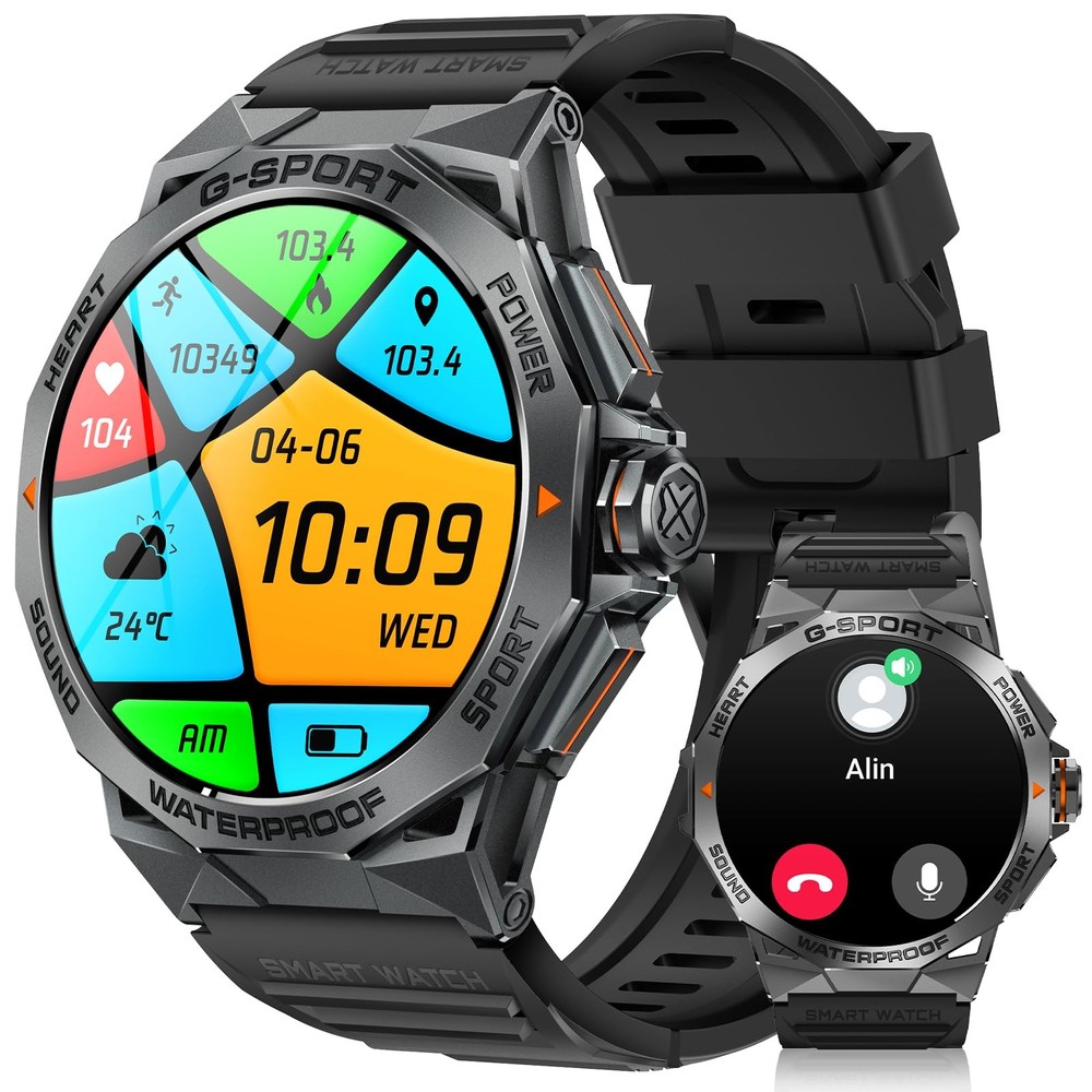 Smart Watch 1.43 AMOLED Bluetooth Call Waterproof for Android Phones