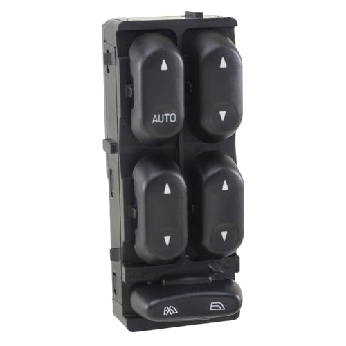 Driver Side Power Window Switch 5-Button Front Left Master Control