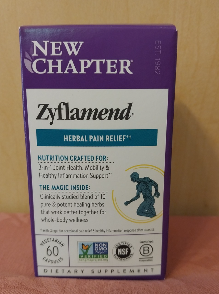 New Chapter Zyflamend Whole Body Pain Relief Capsules 60ct