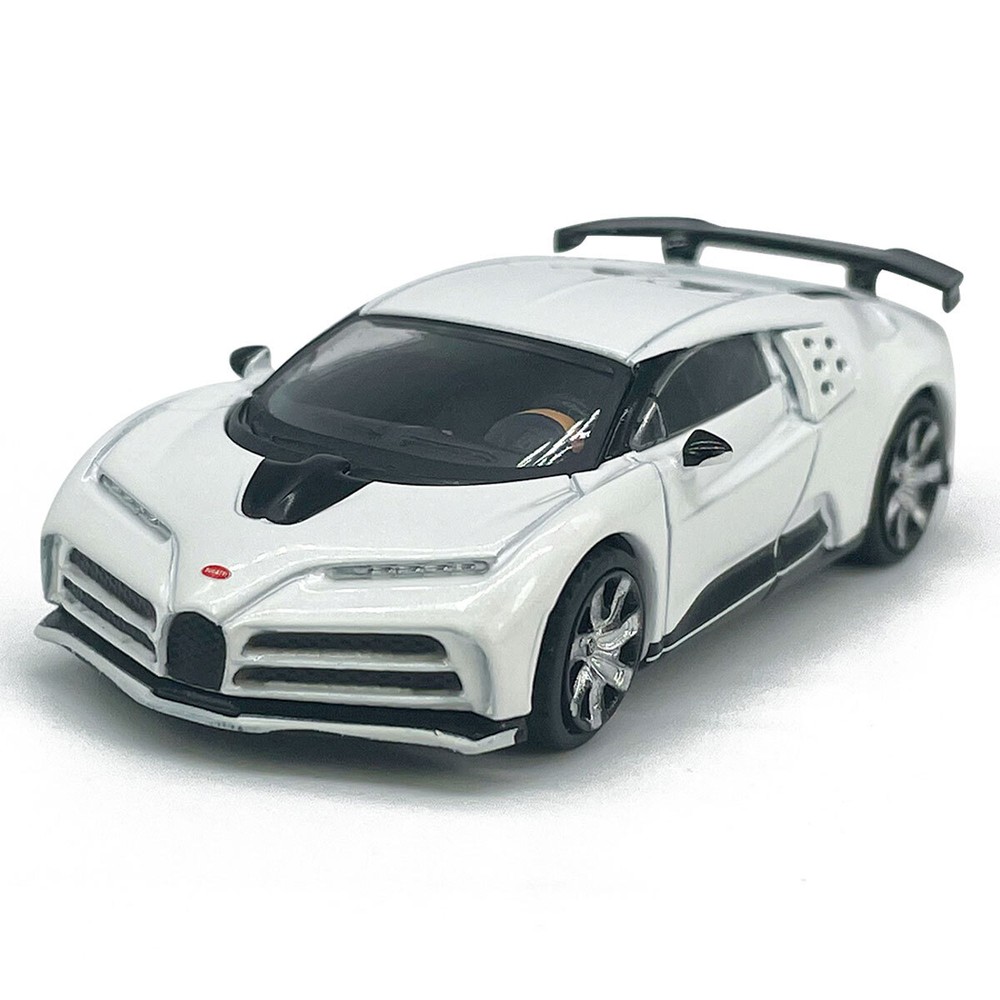 1/64 2019 Centodieci Model Car Diecast Toy Cars for Kids Boys Collection White