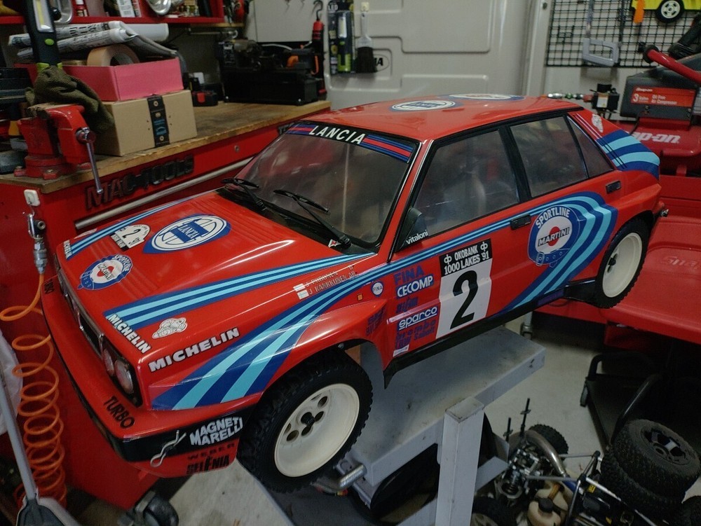 Kyosho 1/5 Lancia Delta 22cc Vintage Large Scale Rare Gas RC Car