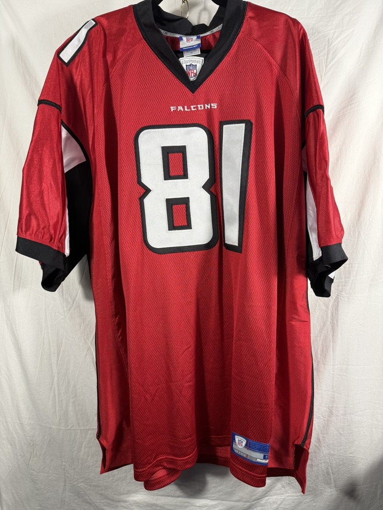 Vintage Reebok Authentic Peerless Price Atlanta  Falcons Red Jersey Mens 56