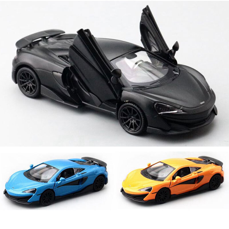 1/36 McLaren 600LT Model Toy Car Diecast Metal Toy Vehicle Toys for Kids Gifts