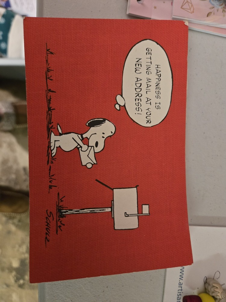 Vintage Hallmark Snoopy Collectible Postcards Set