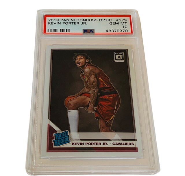 Kevin Porter Jr Rookie RC Rockets 2019-20 Donruss Optic #179 PSA 10 sp insert
