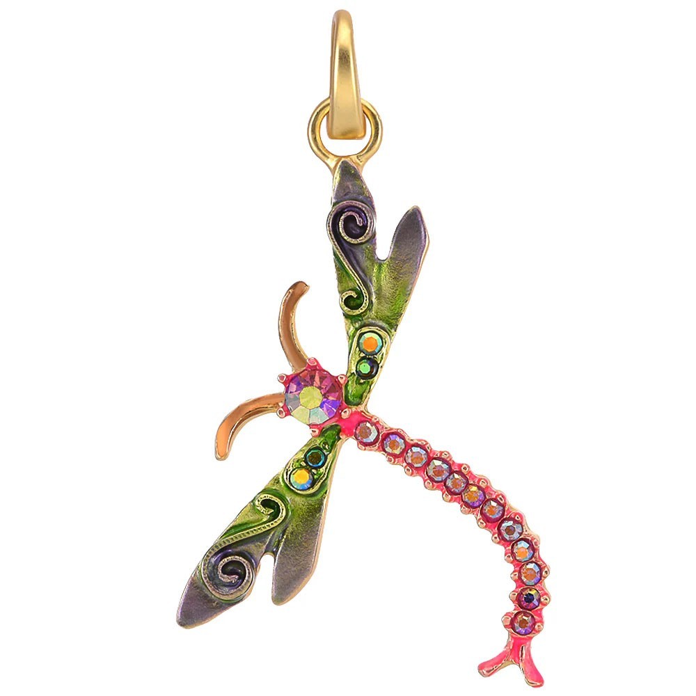 Kirks Folly Dragonfly Messages Open Ring Charm  goldtone