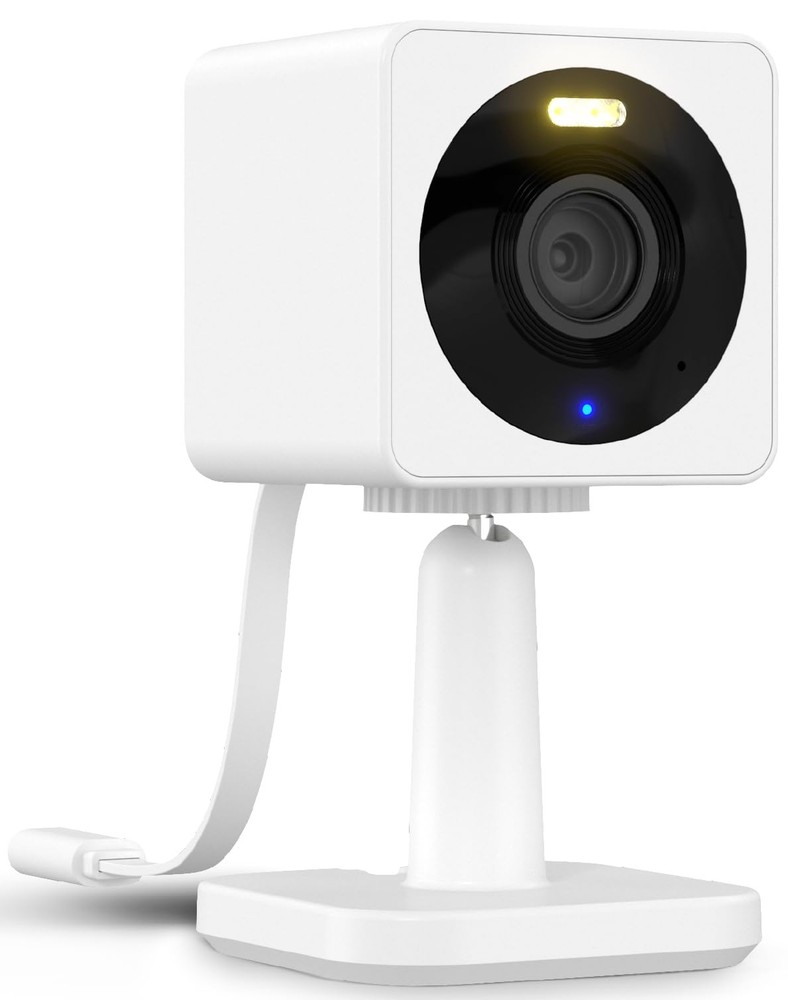 1080p Wi-Fi Smart Security Camera with Color Night Vision for Indoor Outdoor Use