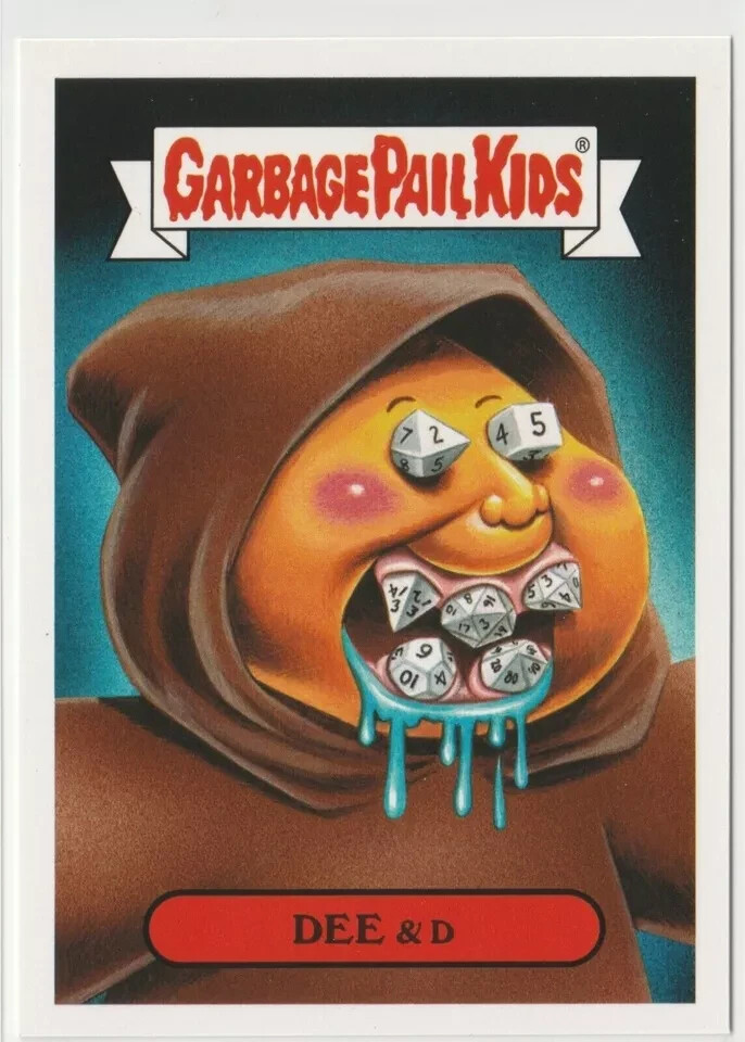 Dee & D #3a Garbage Pail Kids GPK 2018 We Hate the 80s Trading Card