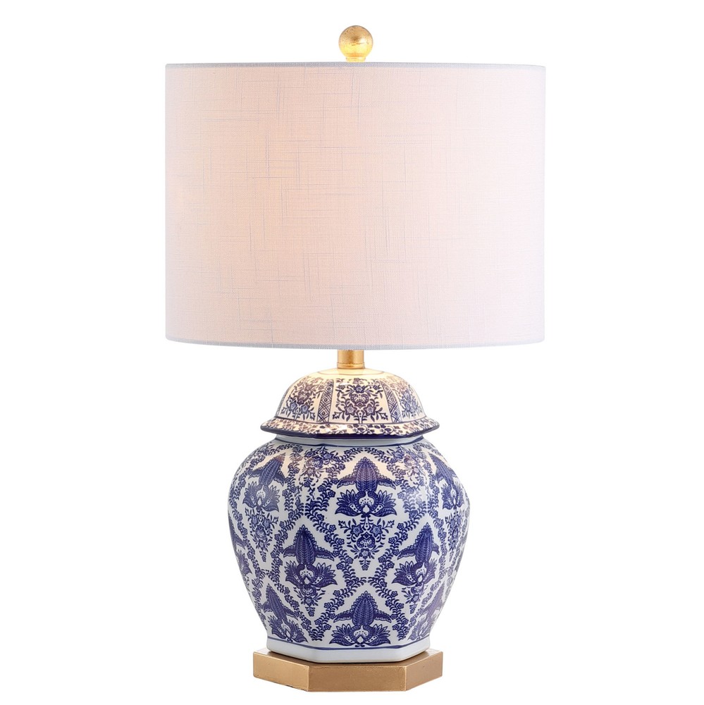 Jonathan Y JYL3051 Gretchen LED Floor Lamp 25in Tall in Blue