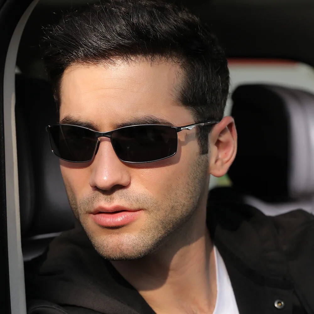 Aluminum HD Polarized  Sunglasses Men Shades Driving Chameleon Glasses Sun