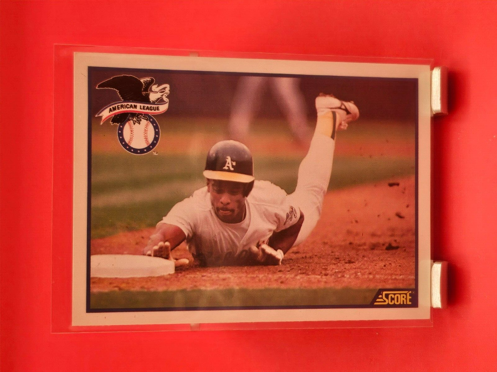 1990 Score Rickey Henderson HOF #698
