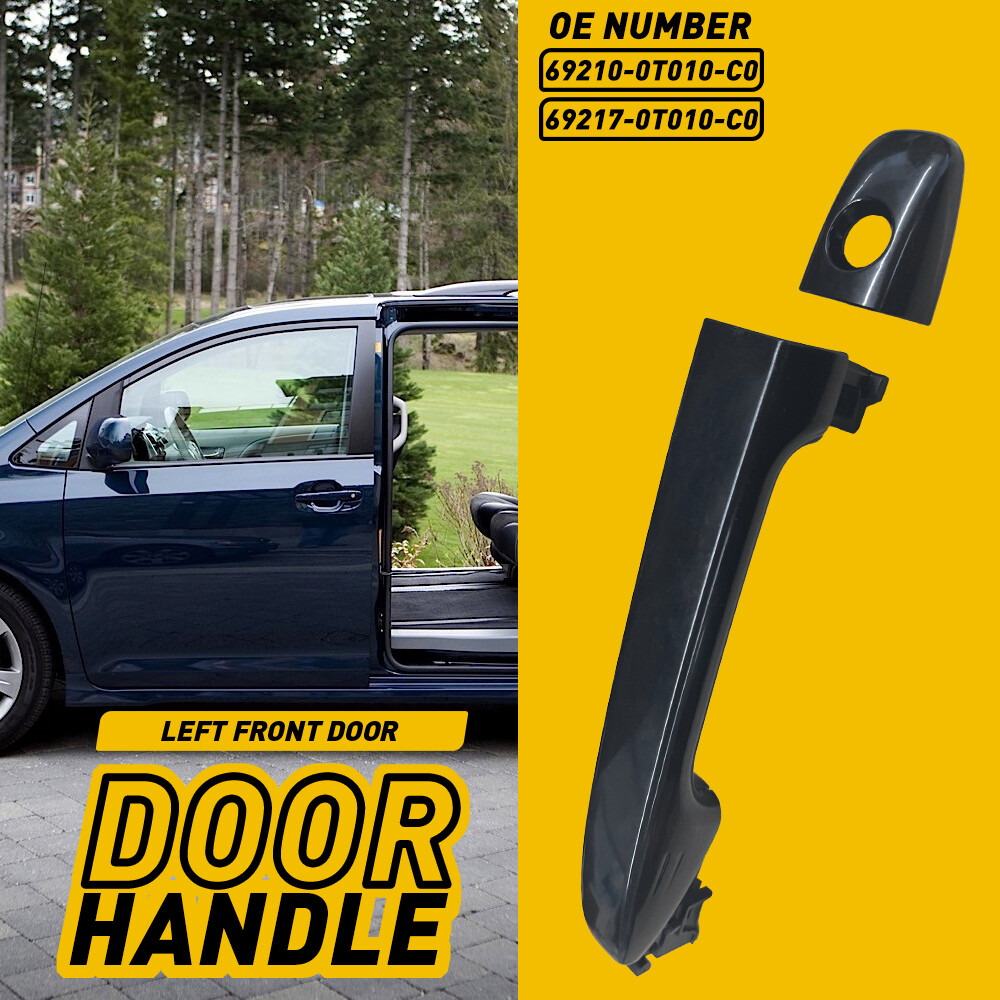 Door Handle Front Driver Side Exterior For 2011-16 Toyota Sienna 69210-0T010-C0