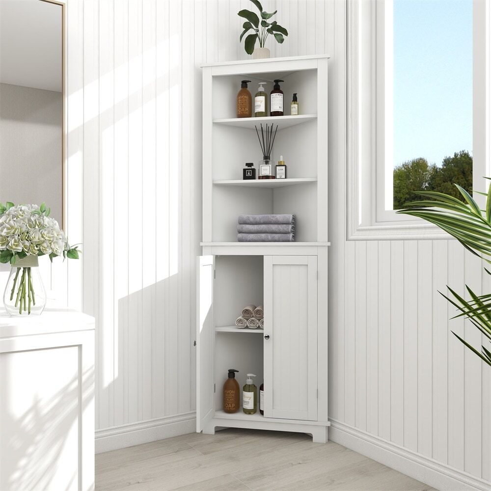 67.91'' Height Freestanding Bathroom Cabinet