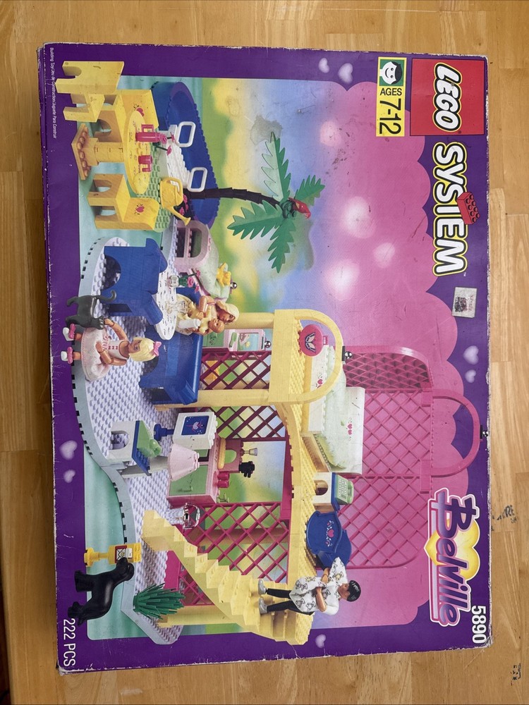 Lego Systems Belville 5890 1994 Pretty Wishes Playhouse Used With Box And Manuel