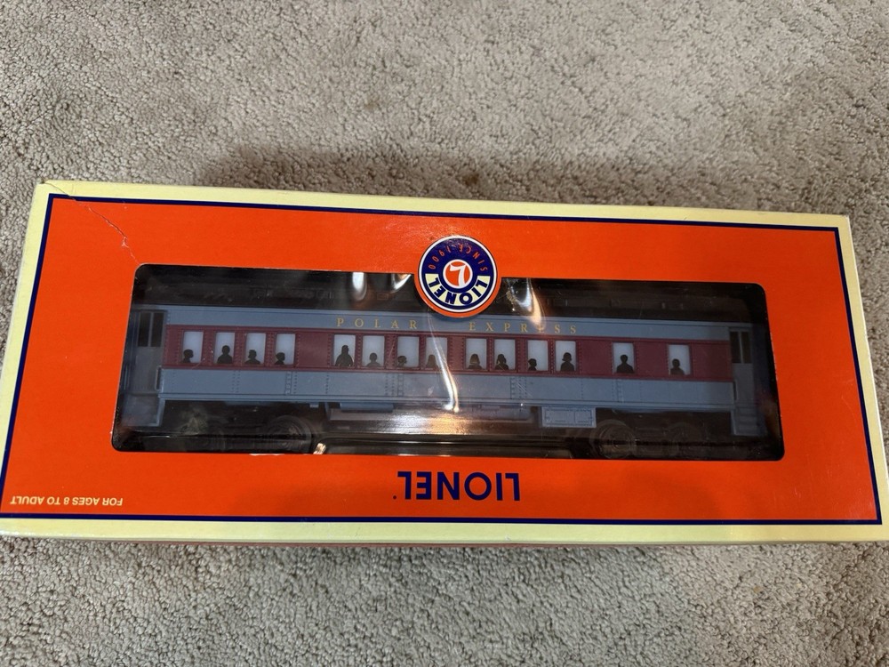 Lionel O Gauge Polar Express Observation Car 6-25102 Train Set