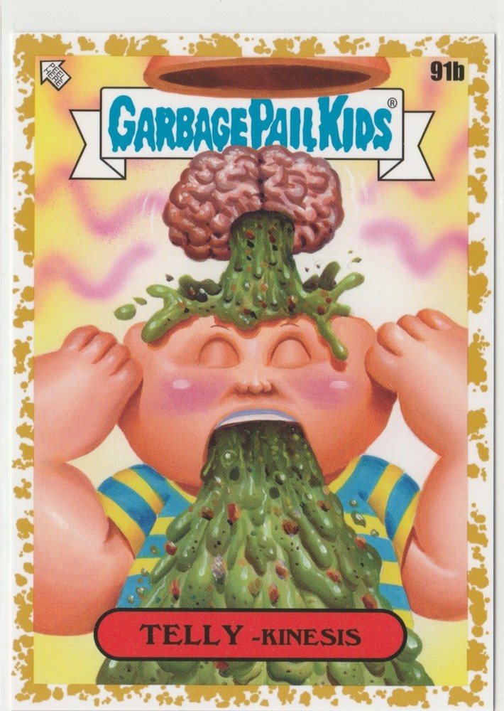 Fools Gold Telly-Kinesis SP 34/50 GPK Garbage Pail Kids 2023 Mayhem #91b